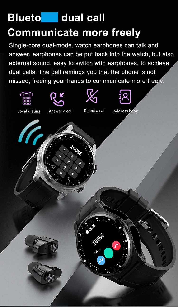 smart watch with earbuds, GT66 smart watch, smart watch nfc, GT66 Smartwatch earphone, GT66 Smartwatch earbuds, GT66 smart watch, smart watch with tws earbuds, tws Smartwatch, 2 in 1 earphones smart watch